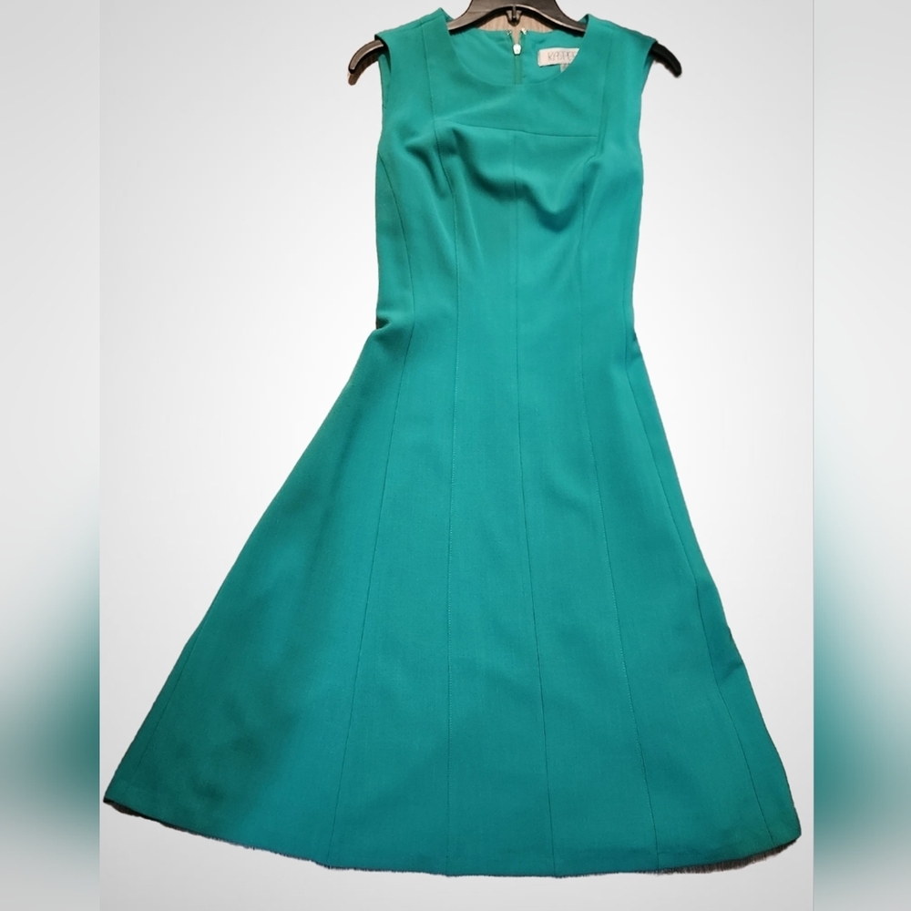 Green Kasper Dress. Size 8.
